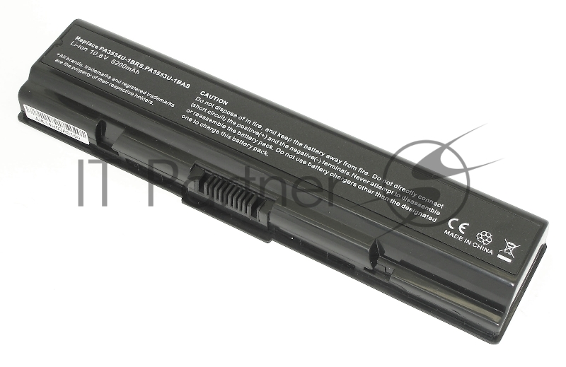 Аккумуляторная батарея для ноутбука Toshiba A200 A215 A300 L300 L500 (PA3534U-1BRS) 52Wh OEM черный