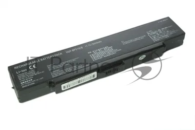 Аккумуляторная батарея для ноутбука Sony Vaio VGN-CR, AR, NR (VGP-BPS9) 5200mAh OEM черный