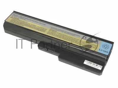 Аккумуляторная батарея для ноутбука Lenovo IdeaPad G430 G450 (L06L6Y02) 11.1V 5200mAh OEM черный
