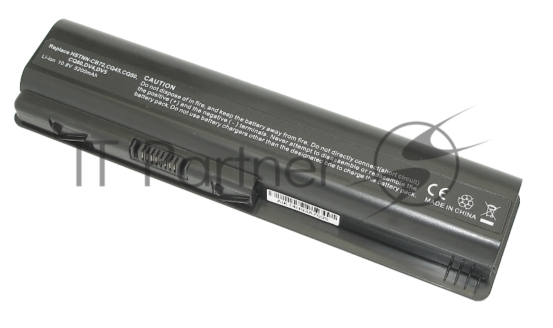 Аккумуляторная батарея для ноутбука HP Pavilion DV4, Compaq CQ40, CQ45 (HSTNN-CB72) 52Wh OEM черный