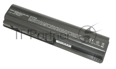 Аккумуляторная батарея для ноутбука HP Pavilion DV4, Compaq CQ40, CQ45 (HSTNN-CB72) 52Wh OEM черный