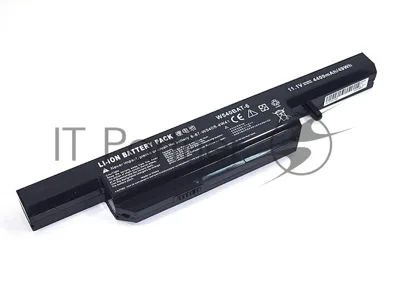 Аккумуляторная батарея для ноутбука Clevo W540-3S2P 11.1V 5200mAh OEM черный