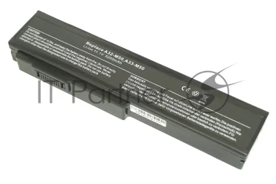 Аккумуляторная батарея для ноутбука Asus X55 M50 G50 N61 M60 N53 M51 G60 G51 5200mAh OEM черный