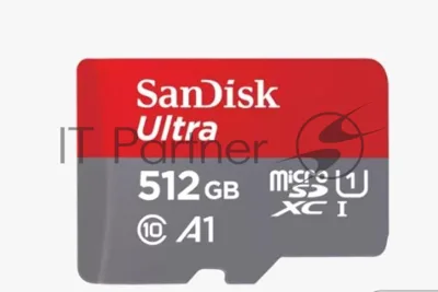 Флеш карта microSD 512Gb SanDisk microSDXC Class 10 Ultra UHS-I A1 140Mb/s