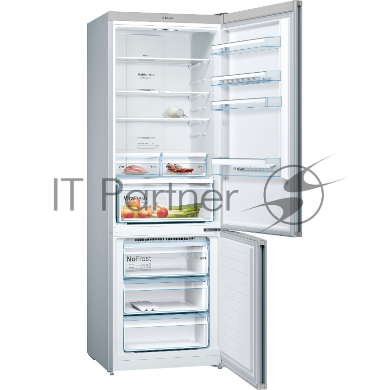 Холодильник Bosch KGN49XL30U нержавеющая сталь двухкамерный 330/105л морозилка снизу, No Frost