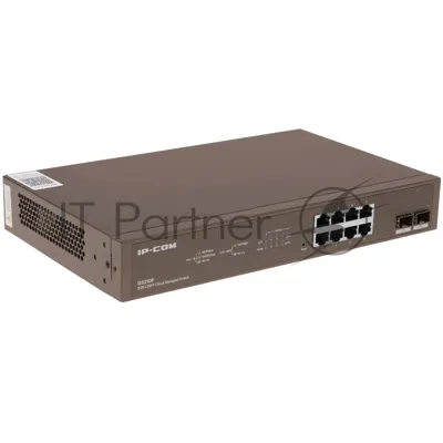 Коммутатор IP-COM G3310F, 8×1 Гбит/с + 2×1 Гбит/с SFP, управляемый