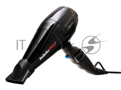 Фен Babyliss Pro CARUSO IONIC 2400Вт черный