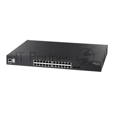 Коммутатор Edge-core ECS4620-28T, 24×1 Гбит/с + 2×10 Гбит/с SFP+ + слот расширения (2×10 Гбит/с SFP+), управляемый