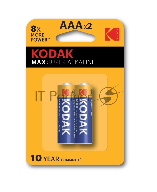 Батарейки Kodak LR03-2BL MAX SUPER Alkaline K3A-2 (20/100/19800)