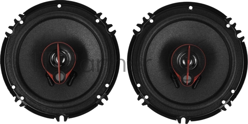 Колонки автомобильные Pioneer TS-R1651S-2 (без решетки) 300Вт 90дБ 4Ом 14.24см (6дюйм) (ком.:2кол.) коаксиальные трехполосные