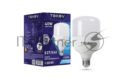 Лампа светодиодная TOKOV ELECTRIC 40Вт HP 6500К Е40/Е27 176-264В
