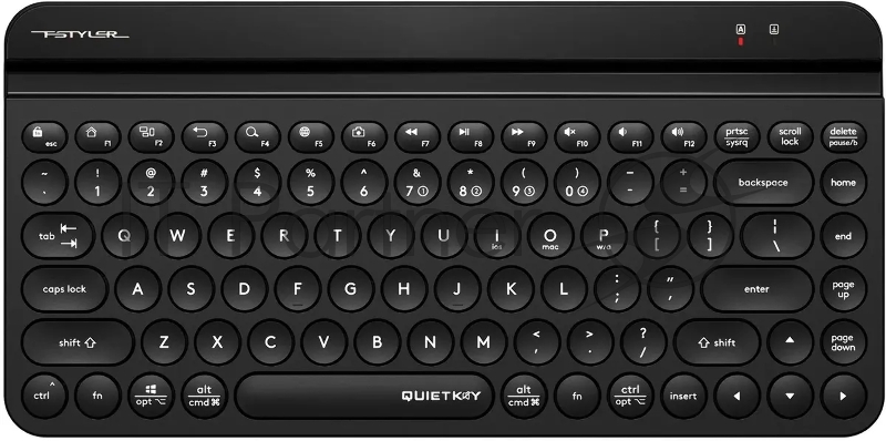 Клавиатура беспроводная A4Tech Fstyler FBK30 черный/серый USB BT/Radio slim Multimedia