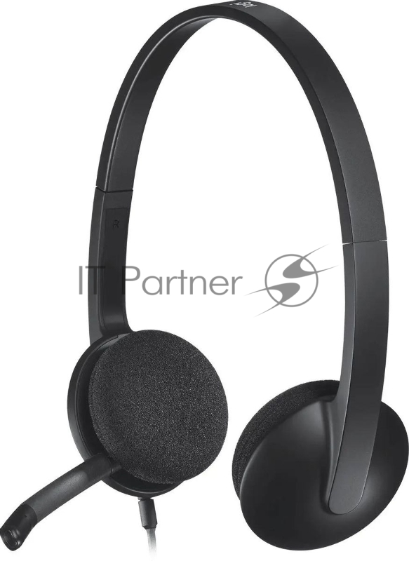 Гарнитура Logitech H340 чёрный, проводная, USB
