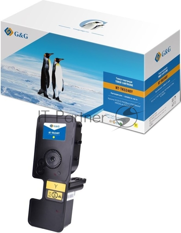 Картридж лазерный G&G GG-TK5240Y желтый (3000 стр.) для Kyocera ECOSYS P5026cdn/P5026cdw;ECOSYS M5526cdn/M5526cdw