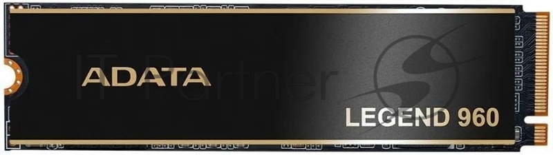 Накопитель SSD ADATA LEGEND 960, 1Tb, PCIe 4.0 x4, M.2 2280, NVMe, R/W 7400/6000, с радиатором