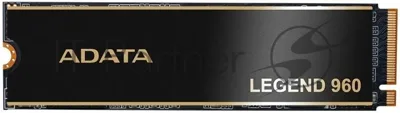 Накопитель SSD ADATA LEGEND 960, 1Tb, PCIe 4.0 x4, M.2 2280, NVMe, R/W 7400/6000, с радиатором