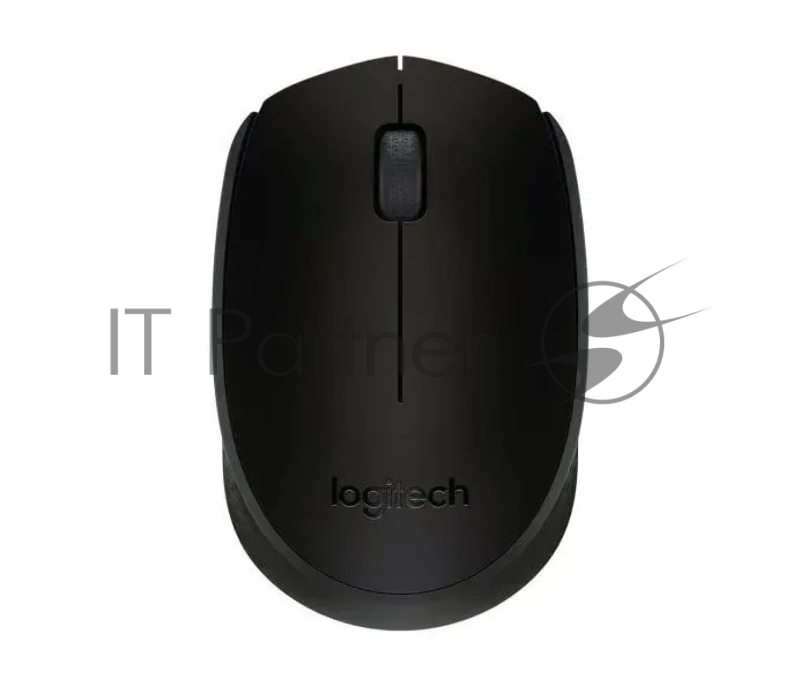 Мышь беспроводная Logitech M171 черный/серый, 1000 dpi, радиоканал, USB, кнопки - 3