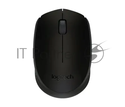 Мышь беспроводная Logitech M171 черный/серый, 1000 dpi, радиоканал, USB, кнопки - 3