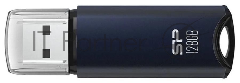 Флешка USB R/W 128Gb Silicon Power Marvel M02, USB 3.2, черный