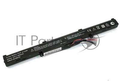 Аккумуляторная батарея для ноутбука Asus X450J (A41-X550E) 14.4V 2600mAh OEM черный