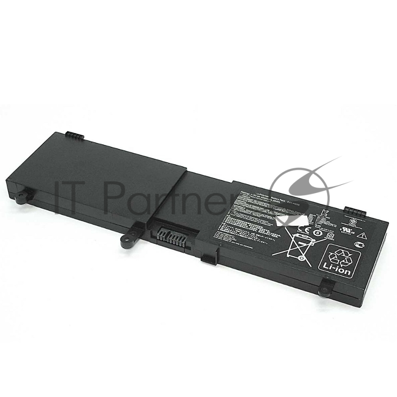 Аккумуляторная батарея для ноутбука Asus N550 15V 59Wh C41-N550 черная