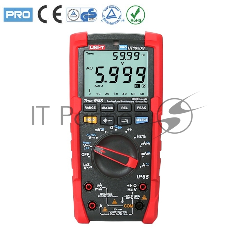 Профессиональный мультиметр UNI-T UT195DS