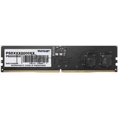 Оперативная память Patriot Signature, DDR5, 8GB (1x8 GB), 5200 MHz, CL42, DIMM