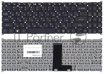Клавиатура для ноутбука Acer Aspire 3 A315-55 черная