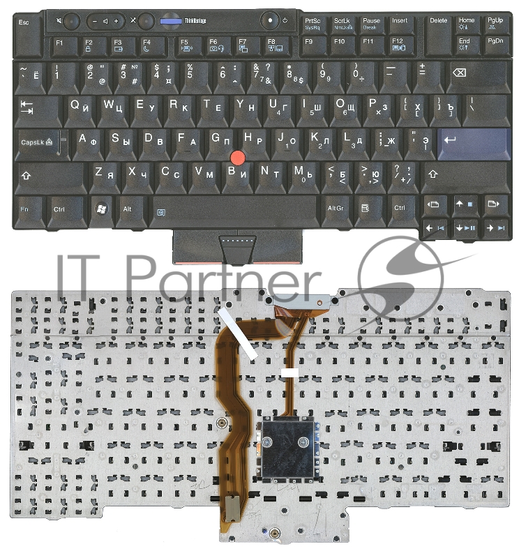 Клавиатура для ноутбука Lenovo IBM ThinkPad X220 T400 T400S T410 T520 T410I T420 T410S черная