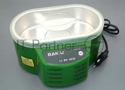 Ультразвуковая ванна BAKU BK-9030 зеленая, 0.6 л, 35 Вт