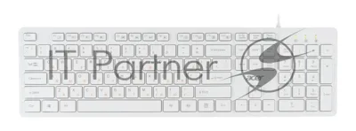 Клавиатура проводная Acer OKW123, USB, белый