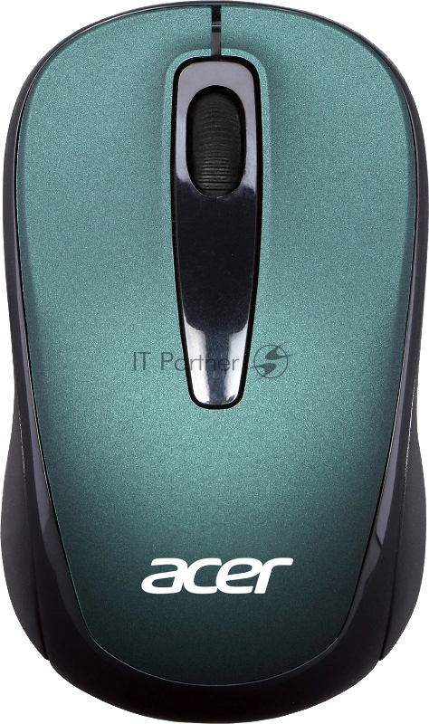 Мышь беспроводная Acer OMR135 зеленый, 1000 dpi, радиоканал, USB, кнопки - 3
