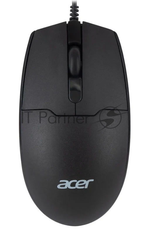 Мышь проводная Acer OMW126 черный, 1200 dpi, USB, кнопки - 3
