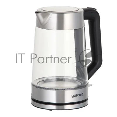 Чайник электрический Gorenje K17GED 1.7л. 2200Вт нержавеющая сталь (корпус: стекло)