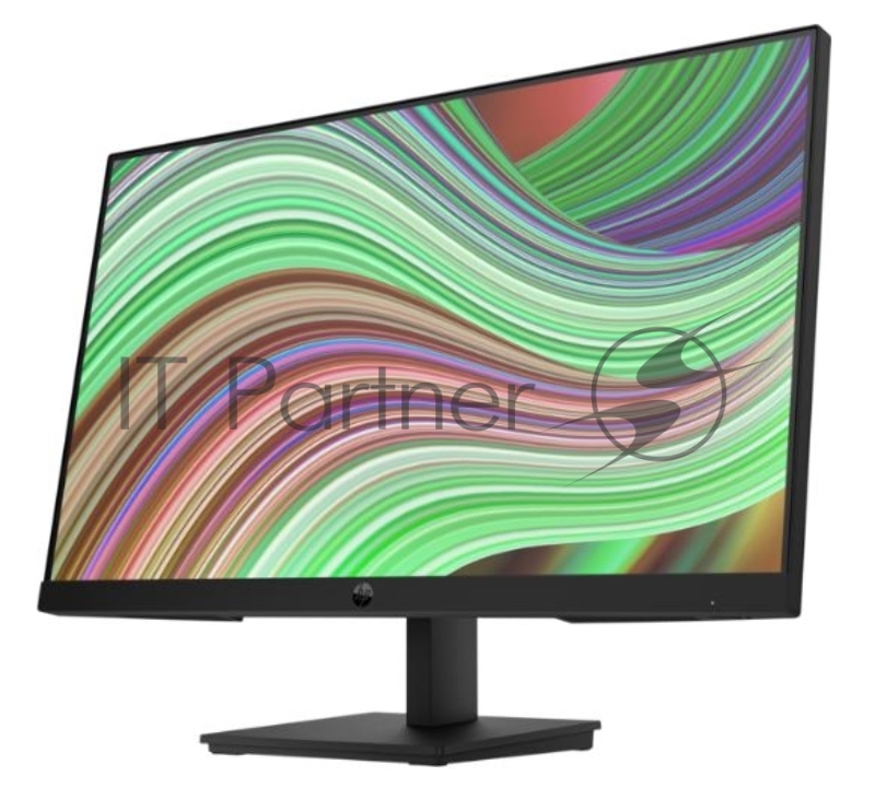 Монитор 23.8" HP P24v G5 VA 1920x1080, 75 Гц, 5 мс, 16:9, 250 кд/м², HDMI, VGA, Low Blue Light, трехсторонний безрамочный дизайн, черный