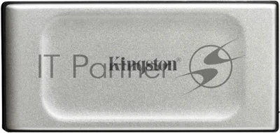 Внешний SSD Kingston XS2000, 4TB, USB 3.2 Gen 2x2 Type-C, R/W 2000/2000, серебристый