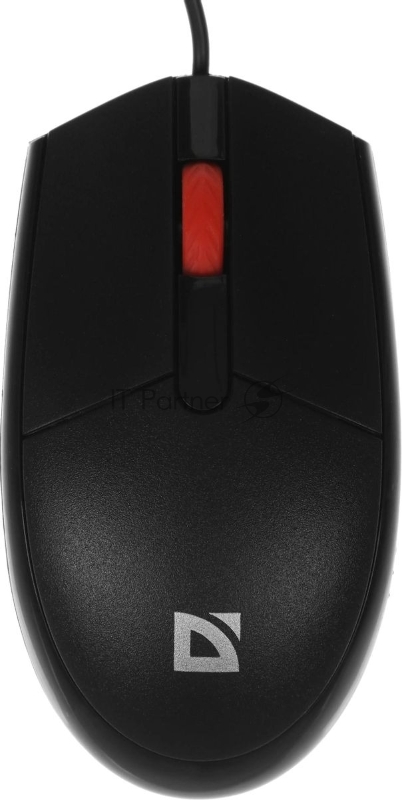 Мышь проводная Defender Delta MM-523 черный, 1000 dpi, USB, кнопки - 3