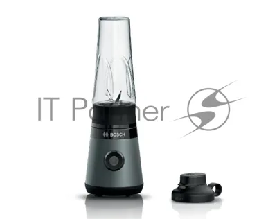 Блендер стационарный Bosch MMB2111S черный, 450 Вт, 1 скорость