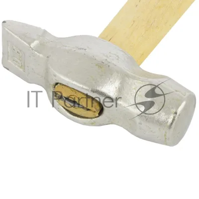 Молоток слесарный, 800 г, круглый боек, деревянная рукоятка Россия