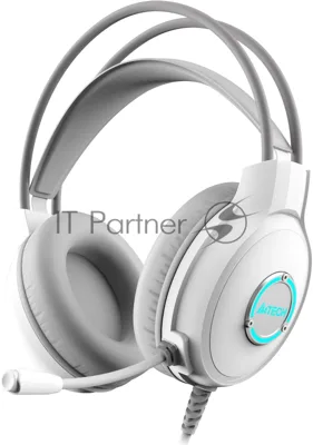 Гарнитура A4Tech Fstyler FH300U белый, проводная, подсветка