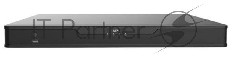 Видеорегистратор Uniview IP 16-ти канальный 4K; Входящий поток на запись до 320Мбит/с; Поддерживаемые форматы сжатия: Ultra 265/H.265/H.264; Запись: разрешение до 4K; HDD: 4 SATA3 до 6Тб; декодировани