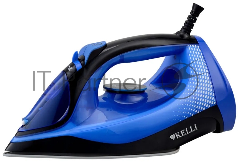 Утюг Kelli KL-1648 синий, 2600 Вт, 25 г/мин, 320 мл