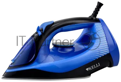 Утюг Kelli KL-1648 синий, 2600 Вт, 25 г/мин, 320 мл