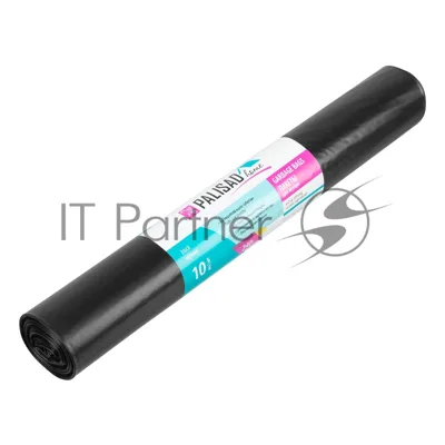 Пакеты для мусора Home Palisad 240 л x 10 шт. пвд особопрочные черные, длинный ролик
