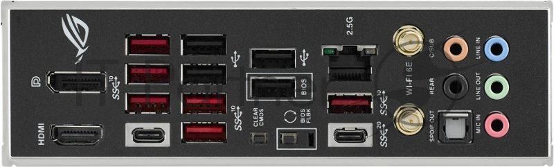 Материнская плата ASUS ROG STRIX B650E-E GAMING WIFI, AM5, AMD B650, 4xDDR5, 4xSATA, 4xM.2, 1xPCI-E 4.0 x4, 1xPCI-E 5.0 x8, 1xPCI-E 5.0 x16, 1xDP, 1xHDMI, 1x 2.5Gb LAN, 4xUSB-A 3.2 Gen 2, 6xUSB-A 3.2 Gen 2, 1xUSB-C 3.2 Gen 2, 1xUSB-C 3.2 Gen 2x2, 5x3.5 мм, TOSLINK, 7.1, ATX