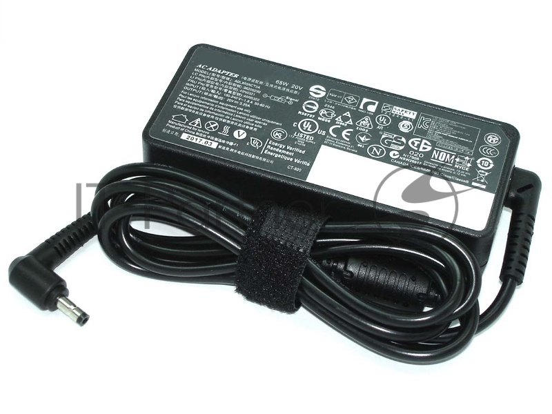 Блок питания (сетевой адаптер) для ноутбуков Lenovo 20V 3.25A 65W 4.0x1.7мм HC