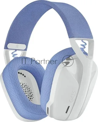 Гарнитура Logitech G435 белый, беспроводная, Bluetooth/USB, до 18 ч