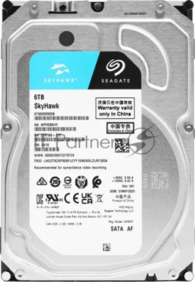 Жесткий диск HDD Seagate SkyHawk 6Tb 5400rpm SATA 256Mb 3.5"