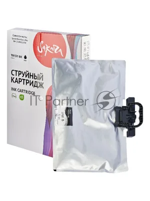 Контейнер с чернилами Sakura C13T01D100 (T01D1 BK) для Epson, черный, 50000 к., 860 мл.