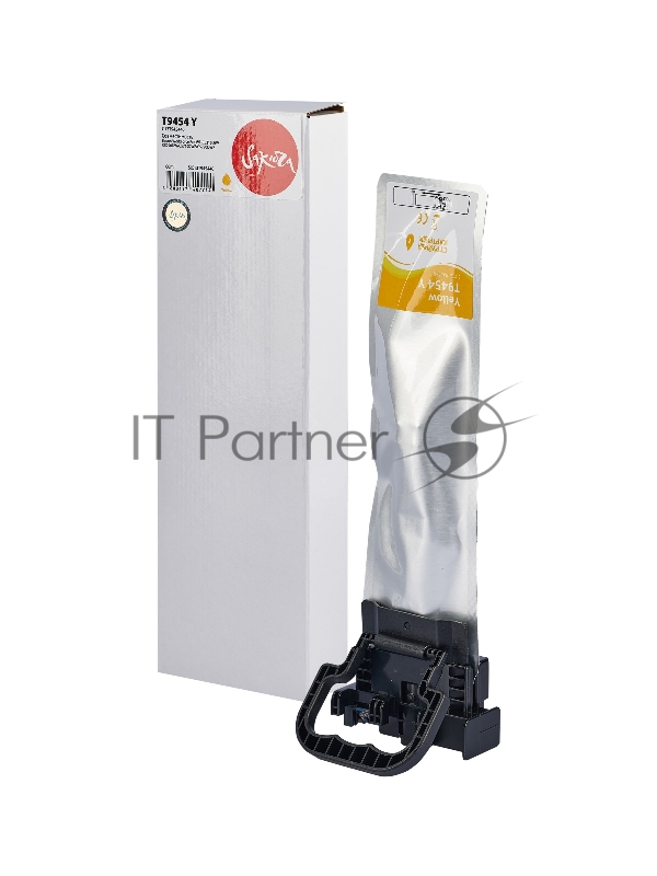 Контейнер с чернилами Sakura C13T945440 (T9454 Y) для Epson, желтый, 66 мл., 5000 к.